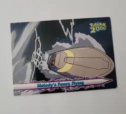 Pokemon Topps Melody's Fancy Flying 31 The Movie 2000 Trading Card Blue Logo - Image 1