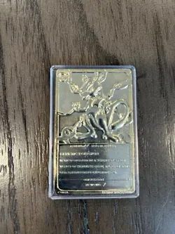 1999 Pokemon 23K Gold Plated Mewtwo Card Burger King Poke Ball - Image 3