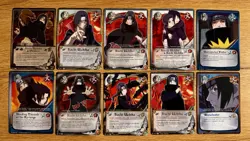 Naruto CCG Itachi Uchiha 10x Card Lot W/ Super Rare & Non-Holos - Image 1