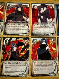 Naruto CCG Itachi Uchiha 10x Card Lot W/ Super Rare & Non-Holos - Image 3