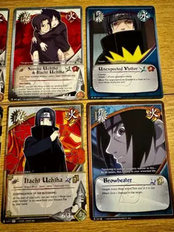 Naruto CCG Itachi Uchiha 10x Card Lot W/ Super Rare & Non-Holos - Image 4