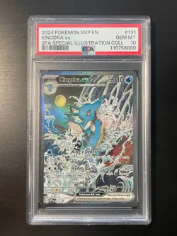 Kingdra EX 131 PSA 10 Gem Mint Pokemon Black Star Promo Card SFA 2024 - Image 1