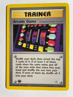 NM(1st edition) Pokemon ARCADE GAME Card NEO GENESIS Set 83/111 Non-Holo Rare ed - Image 1