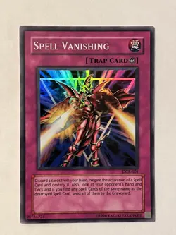 Yu-Gi-Oh! TCG Spell Vanishing Dark Crisis DCR-101 Unlimited Super Rare - Image 1