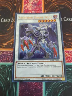 Yu-Gi-Oh! Archfiend Zombie-Skull BLLR-EN058 Ultra Rare 1st Edition Near Mint - Image 1