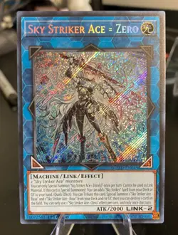 Yu-Gi-Oh! TCG Sky Striker Ace = Zero DUAD-EN049 with Holo Bleed Near Mint - Image 1