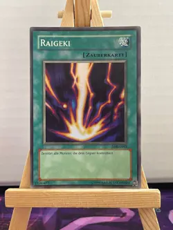 Raigeki LOB-G042 Super Rare Deutsch VG YUGIOH - Image 1
