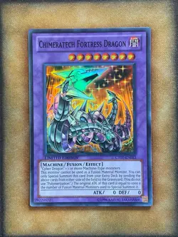 Yugioh Chimeratech Fortress Dragon CT07-EN013 Super Rare Limited Edition NM - Image 1