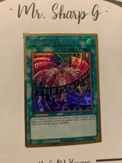 NUMERON STORM - 1st EDITION MGED-EN051 ENGLISH Yu-Gi-Oh! CARD ULTRA GOLD RARE - Image 2