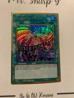 NUMERON STORM - 1st EDITION MGED-EN051 ENGLISH Yu-Gi-Oh! CARD ULTRA GOLD RARE - Image 4