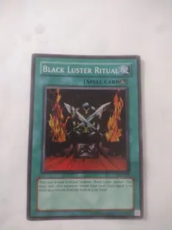 YuGiOh Black Luster Ritual PSA 1st Edition Super Rare 1996 SYE-025 - Image 1