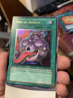 Yugioh Pot Of Avarice Ultimate Een-en037 1st - Image 1