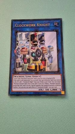 Yugioh TCG - SUDA-EN050 Clockwork Knight - Ultra Rare 1st Edition - NM - Image 1