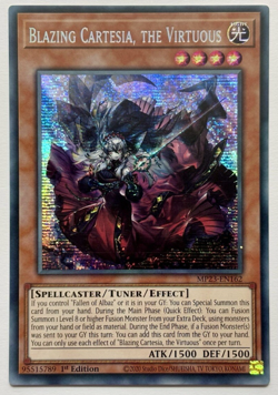 MP23-EN162 Blazing Cartesia, the Virtuous - Secret Rare 1st Ed Near Mint YuGiOh - Image 1