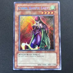 Yu-Gi-Oh! TCG Cyber Harpie Lady Retro Pack RP01-EN096 Unlimited Secret Rare - Image 1