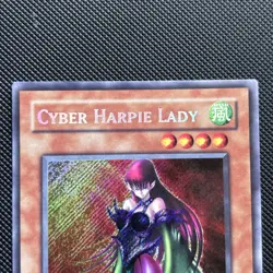Yu-Gi-Oh! TCG Cyber Harpie Lady Retro Pack RP01-EN096 Unlimited Secret Rare - Image 3