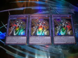 3x Dracotail Gulamel 1st Edition Super Rare JUSH-EN007 Yu-Gi-Oh! - Image 1
