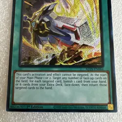 Yugioh! - Gordian Slicer ALIN-EN066 Secret Rare 1st Near Mint - Image 3