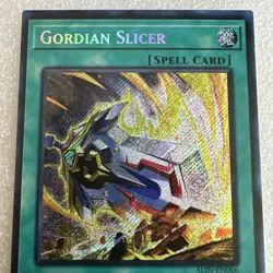 Yugioh! - Gordian Slicer ALIN-EN066 Secret Rare 1st Near Mint - Image 4