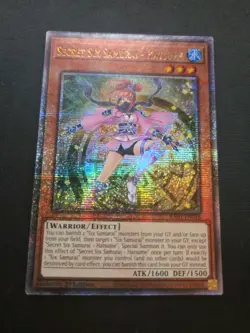 Yu-Gi-Oh! Secret Six Samurai - Hatsume RA03-EN016 *Quarter Century Secret Rare* - Image 1