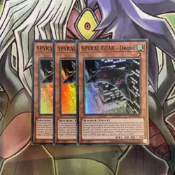 OP13-EN011 Spyral Gear - Drone Super Rare x3 Excellent Condition Yugioh - Image 1