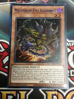 1x (M/NM) Millennium-Eyes Illusionist (Blue) LDS1-EN045 Ultra Rare 1st Ed YuGiOh - Image 1