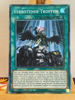 Verbotener Tropfen RA01-DE064 Collectors Rare Deutsch NM YUGIOH - Image 1