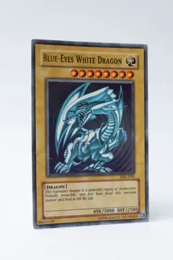 Yu-Gi-Oh! Karte: Blue-Eyes White Dragon SDK-E001 english ultra rare played - Image 5