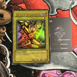 🔥Left Leg Forbidden One LOB-121 1st Ed Wavy Faded Print YuGiOh Exodia🔥 - Image 1