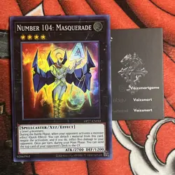 Number 104: Masquerade OP27 Super Rare Yu-Gi-Oh NM Fast Ship TCG - Image 2