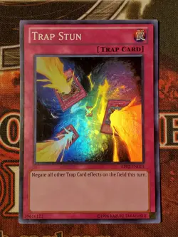 Yugioh Trap Stun AP02-EN013 Super Rare VLP/NM - Image 5
