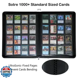 Rayvol Premium 1000+ Pockets Card Binder, 16-Pocket Ringless Trading Card Alb - Image 3
