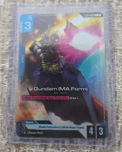 Gundam Card Game TCG [English] ST01-002 Gundam (MA Form) C+ - Image 1