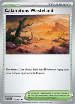 Calamitous Wasteland 175/193 | Trainer Stadium | Paldea Evolved Pokemon Card - Image 1