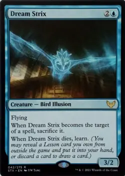 042/275 DREAM STRIX RARE STRIXHAVEN: SCHOOL OF MAGES MTG CARD - Image 1