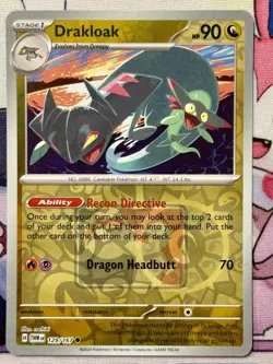 Drakloak 129/167 (League Promo) TWM: Twilight Masquerade English Pokemon Card NM - Image 1