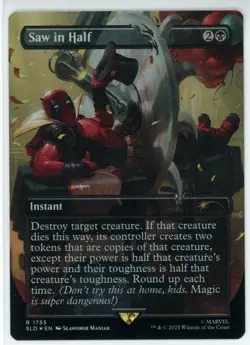 1x Saw in Half - Foil - MTG Secret Lair - NM-Mint, English - Image 1