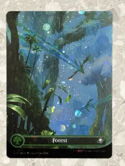 Forest #371 (Borderless) (Galaxy Foil) MTG Edge of Eternities NM X1 - Image 1