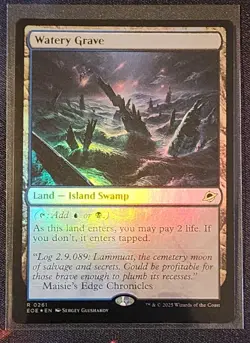 FOIL Watery Grave - Edge of Eternities - EOE MTG - Image 1