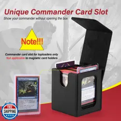 MTG Deck Box, Double Display Window MTG, Commander Deck Box Fits 120+ Single - Image 5