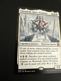 MTG Magic the Gathering Mondrak, Glory Dominus, Phyrexia All Will Be One - Image 3