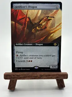 Artificer's Dragon (Extended Art)- BRO 376 MTG Magic The Gathering - Image 1