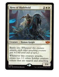 MTG - NM - Hero of Bladehold - Commander: Tarkir: Dragonstorm 119 - Image 1