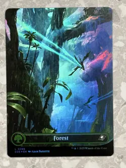 Forest #266 (Borderless) FOIL MTG Edge of Eternities NM X1 - Image 1