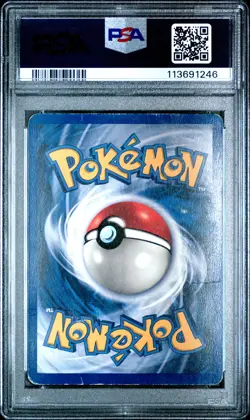 1999 POKEMON GAME 1ST ED #8 MACHAMP-HOLO PSA 1 - Image 2