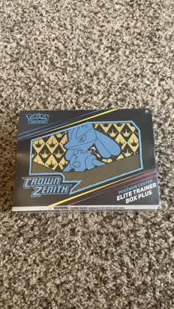Crown Zenith Pokemon Center Exclusive Elite Trainer Box Plus Factory Sealed - Image 1