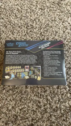 Crown Zenith Pokemon Center Exclusive Elite Trainer Box Plus Factory Sealed - Image 2