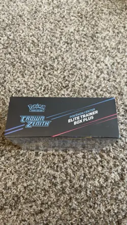 Crown Zenith Pokemon Center Exclusive Elite Trainer Box Plus Factory Sealed - Image 3