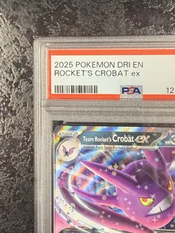 2025 POKEMON DRI EN ROCKET'S CROBET ex #122 MINT 💎 PSA 9 - Image 3