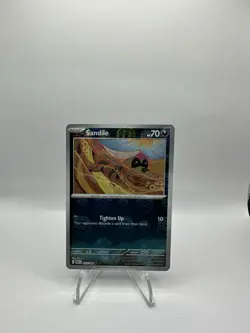 Sandile - Pokemon TCG Black Bolt Reverse Holo Poke Ball Pokemon Card 057/086 - Image 1
